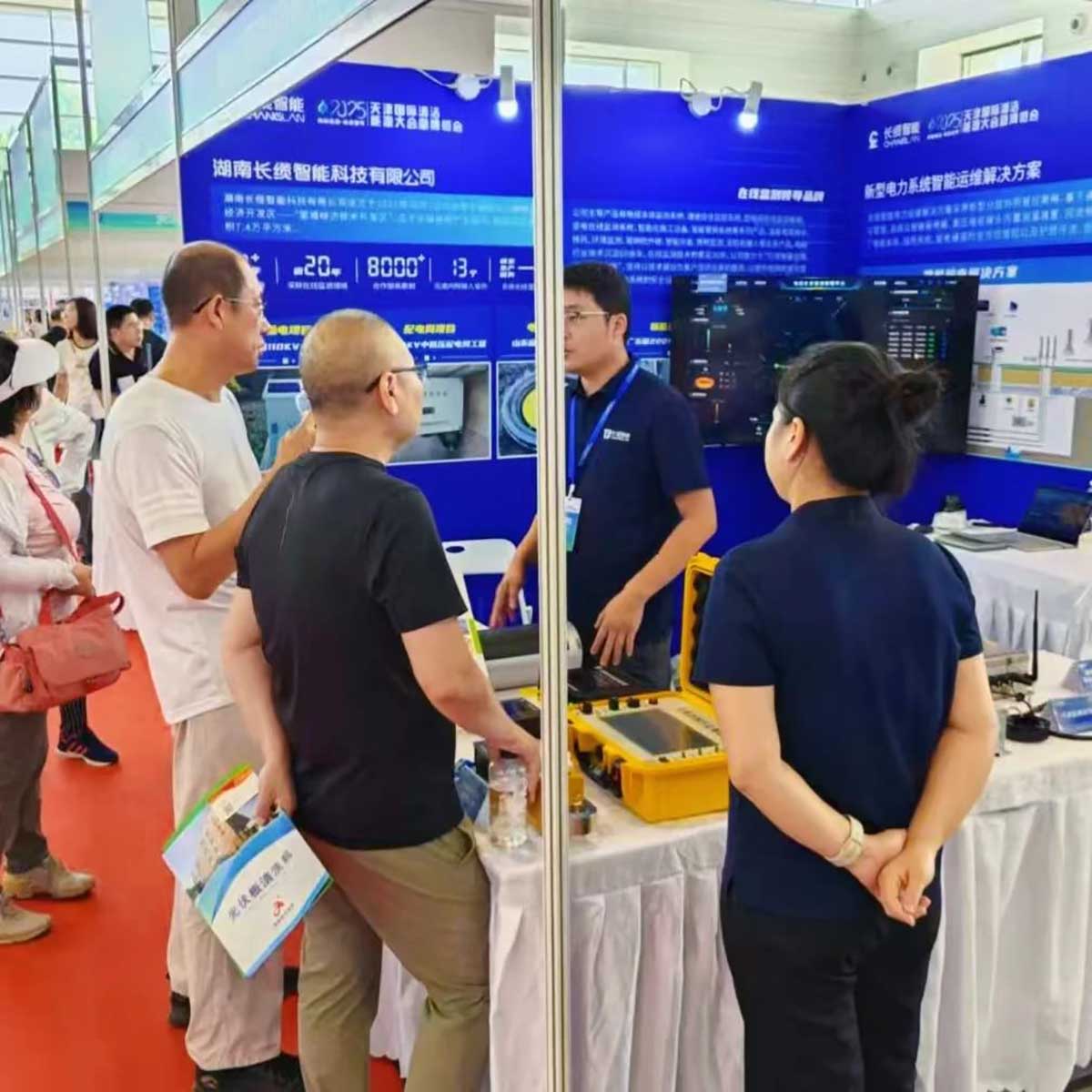 【资讯】银河集团GALAXY智能凭“硬实力”于2025天津国际清洁能源大会暨博览会“圈粉无数”客户参观